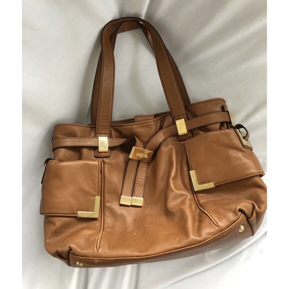Michael Kors brown super soft leather handbag COA - Picture 4 of 15